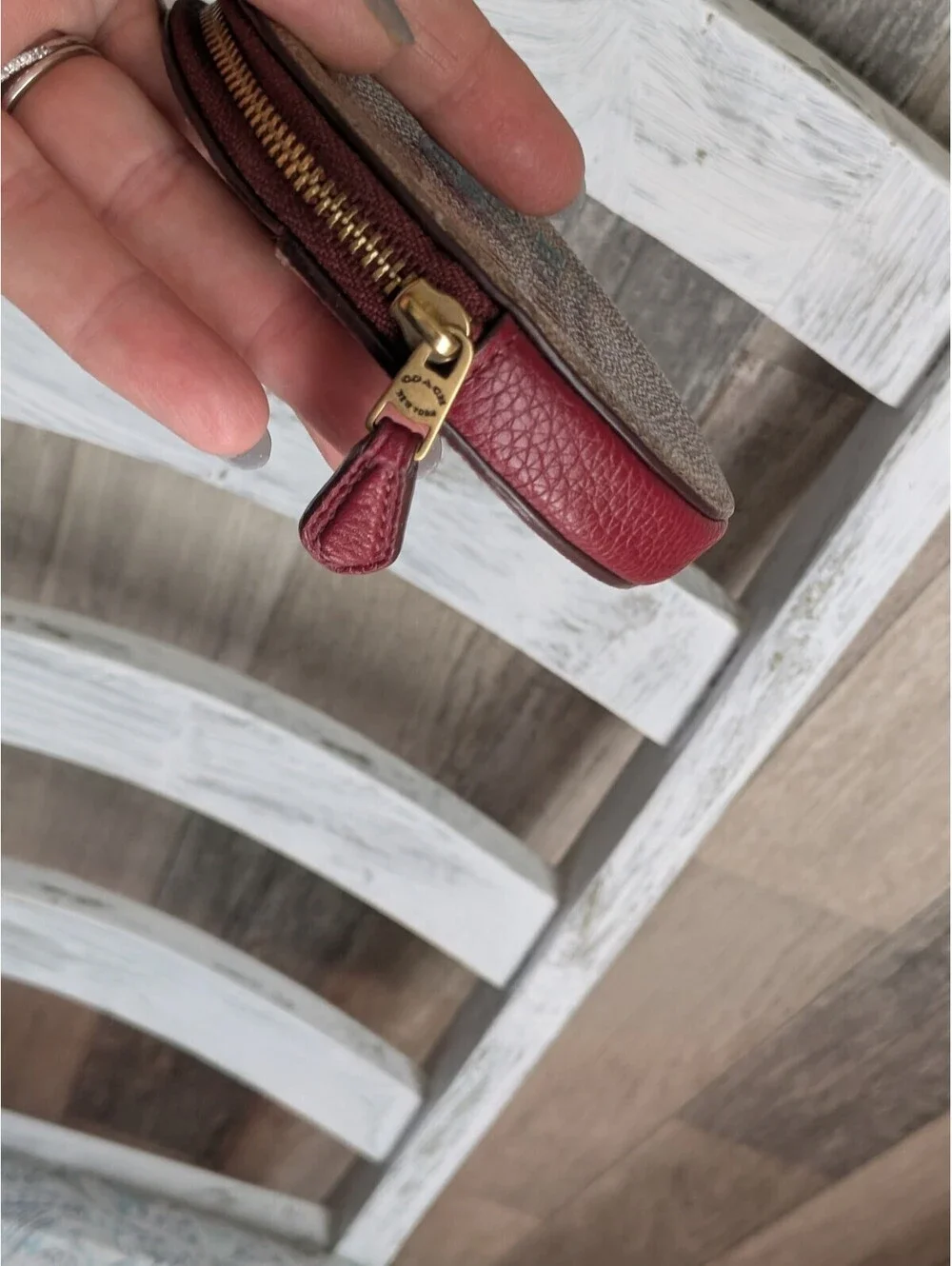 Coach Glitter Rexy coun wallet